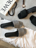 Ženske casual papuče na nisku petu - dvije boje