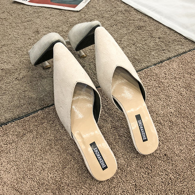 Νέο μοντέλο γυναικείες καθημερινές παντόφλες ψηλοτάκουνα - τρία χρώματα