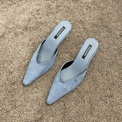 Νέο μοντέλο γυναικείες καθημερινές παντόφλες ψηλοτάκουνα - τρία χρώματα