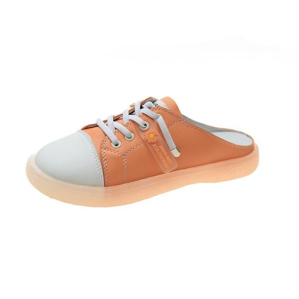 Ženske papuče tipa tenisica sa vezicama i ravnim potplatom