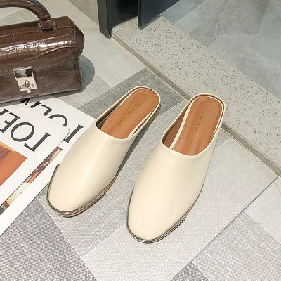 Γυναικείες έκο δερμάτινες παντόφλες κλασικό μοντέλο