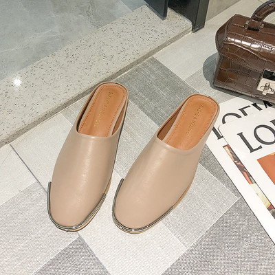 Γυναικείες έκο δερμάτινες παντόφλες κλασικό μοντέλο