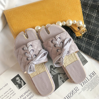 Ležerne ženske papuče s vezicama