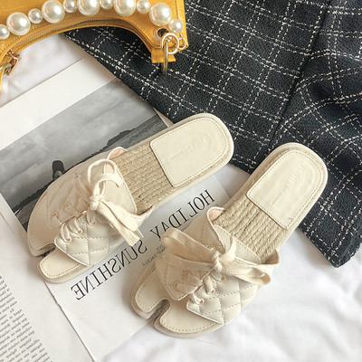 Ležerne ženske papuče s vezicama