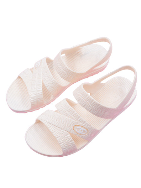 Kelių spalvų laisvalaikio moteriškos basutės – plokščiu padu