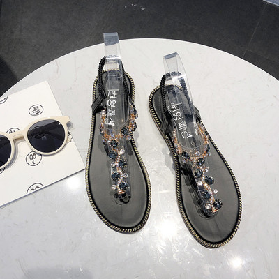 Ženske ležerne sandale sa ukrasnim kamenčićima u dvije boje