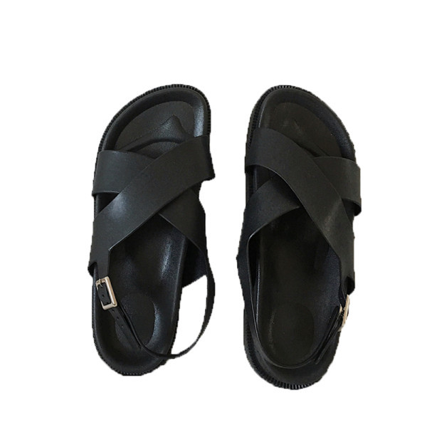 Ženske casual sandale od eko kože - običan model