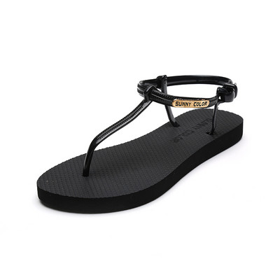 Καλοκαιρινά γυναικεία σανδάλια με λεπτό λουράκι  - κλασικό μοντέλο