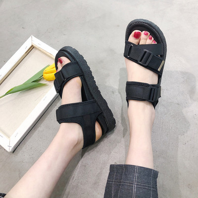 Γυναικεία σανδάλια ρετρό στυλ με βέλκρο