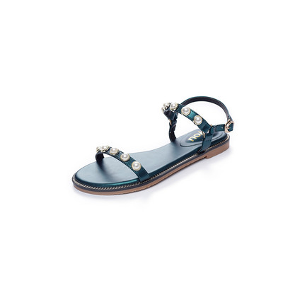 Γυναικεία σανδάλια με πέρλες σε τρία χρώματα