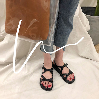 Ženske sandale sa remenčićima od eko kože