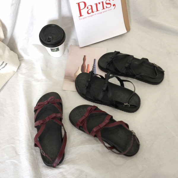 Ženske sandale sa remenčićima od eko kože