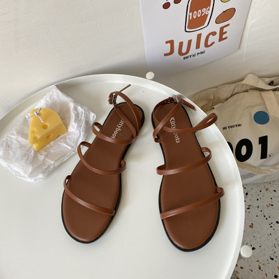 Ženske ležerne sandale s ravnim potplatom