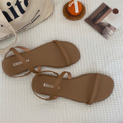 Ženske casual sandale od eko kože sa remenom