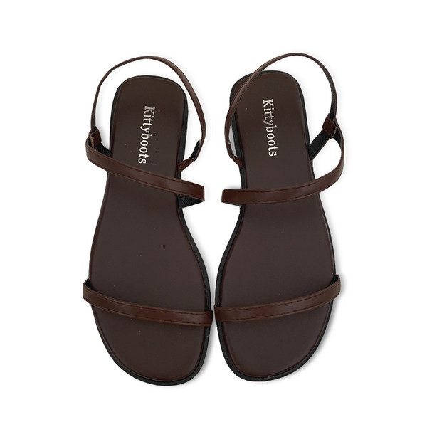 Ženske casual sandale od eko kože sa remenom