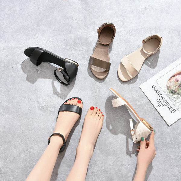 Moderne ženske kožne sandale u četiri boje