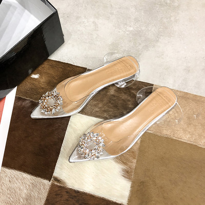 Novi model ženskih špic sandala sa kamenčićima