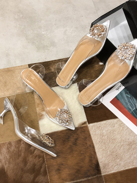 Novi model ženskih špic sandala sa kamenčićima