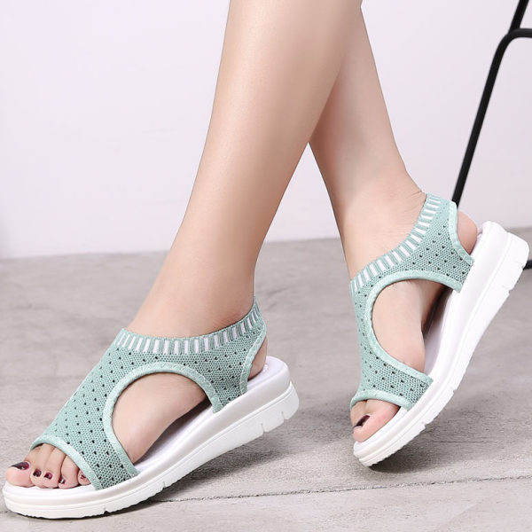 Ženske casual sandale od tekstila