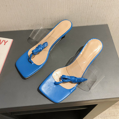 Ženske sandale sa vezicama i silikonskim remenom