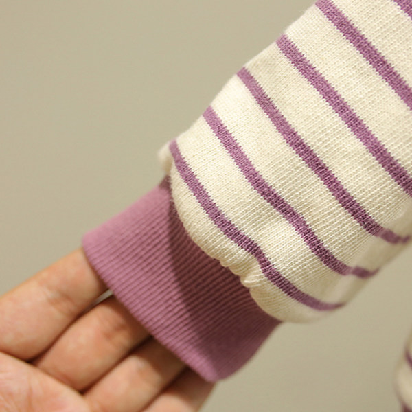 Dječji proljetni komplet za djevojčice i dječake s prugastom bluzom