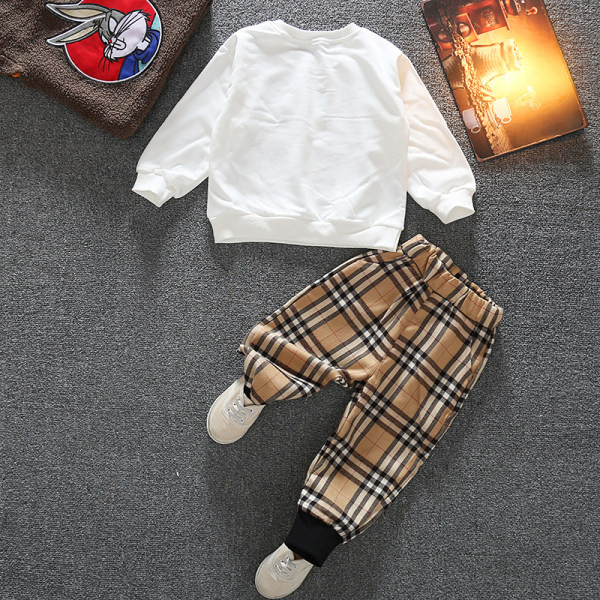 Moderan dječji komplet iz dva dijela - bluza i hlače