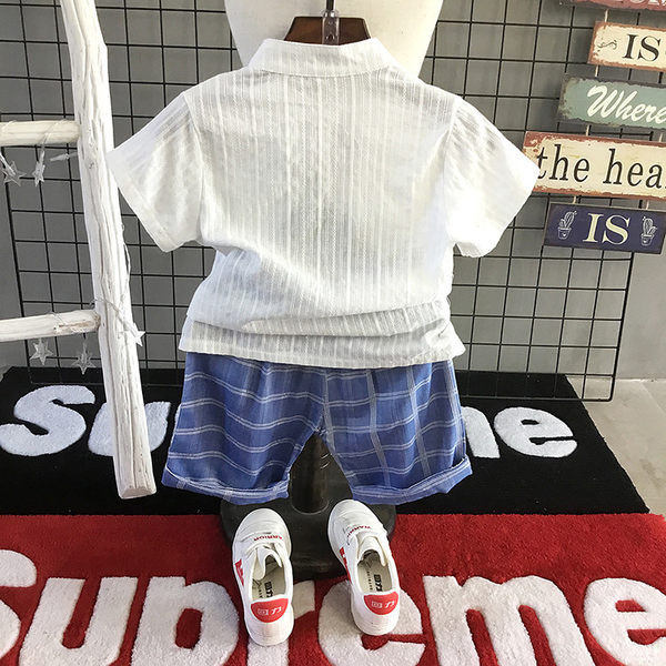 Dječji ljetni komplet za dječake - majica i kratke hlače