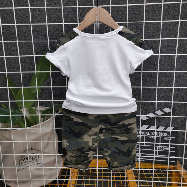 Ikdienas komplekts zēnu T-kreklam un šortiem