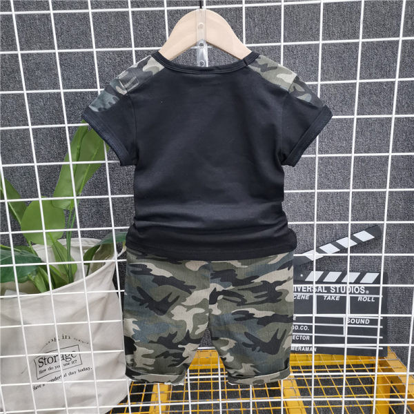 Ikdienas komplekts zēnu T-kreklam un šortiem