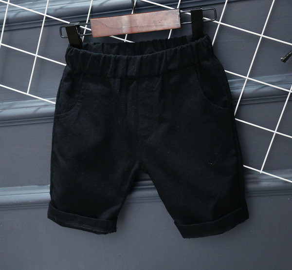 Moderan dječji komplet za dječake - košulja s kravatom i kratke hlače