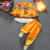 Novi model dječjeg kompleta sa natpisom - za dječake