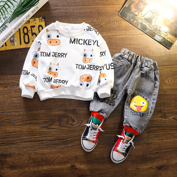 Dnevni dječji set za dječake - bluza i traperice