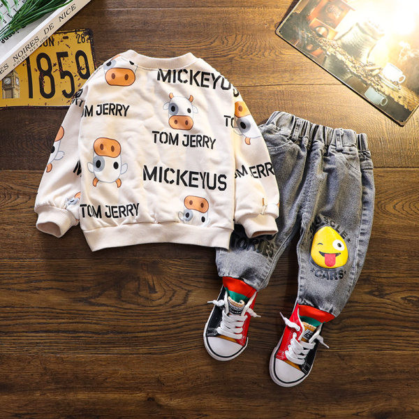 Dnevni dječji set za dječake - bluza i traperice