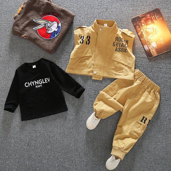 Dječji dnevni set s natpisima i džepovima