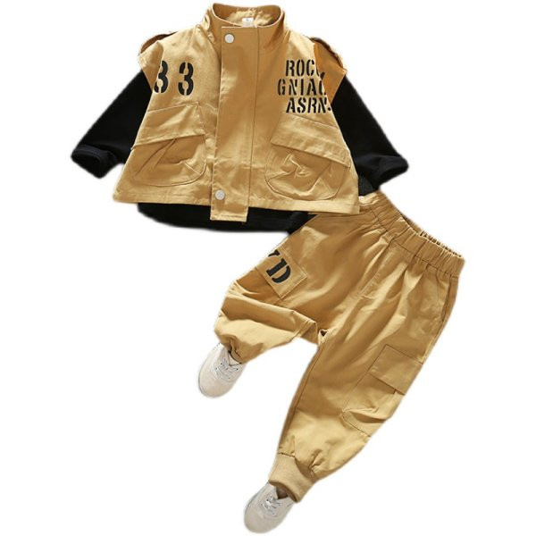 Dječji dnevni set s natpisima i džepovima