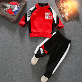 Dječji dnevni set s natpisima i patentnim zatvaračem