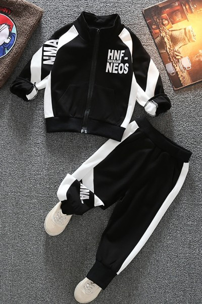 Dječji dnevni set s natpisima i patentnim zatvaračem