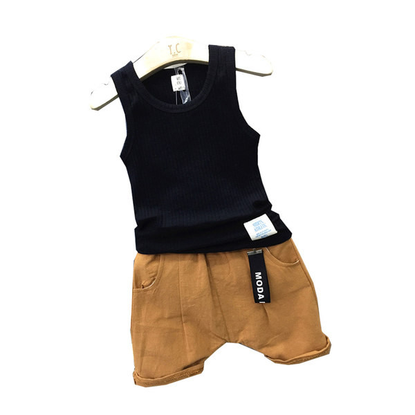 Ljetni set za dječake u majici bez rukava i kratkim hlačama