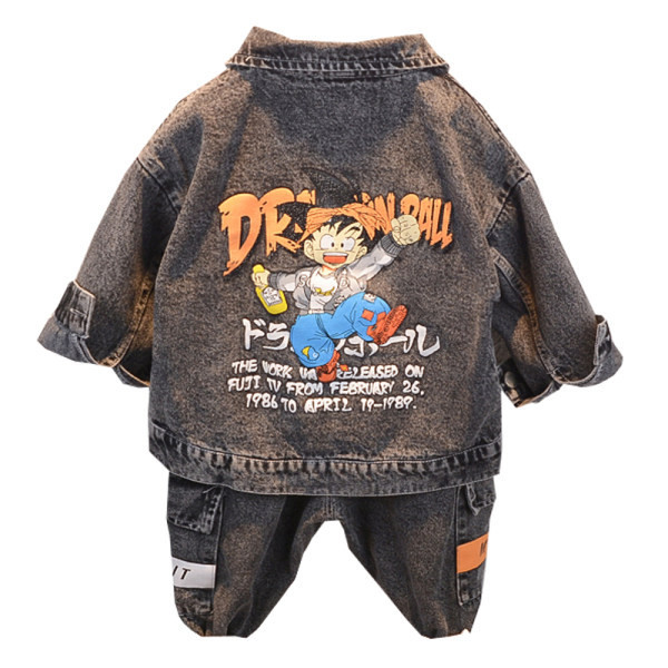 Novi model dječjeg jeans kompleta sakoa i traperica za dječake