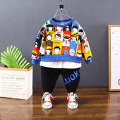 Vaikiškas dviejų dalių kasdieninis rinkinys berniukams