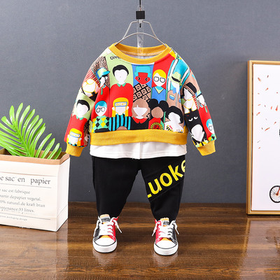 Vaikiškas dviejų dalių kasdieninis rinkinys berniukams