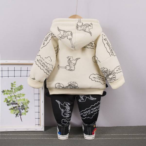 Moderan proljetno jesenski set za dječake sa šljokicama