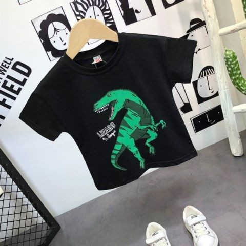 Dnevni ljetni set za dječake od dinosaur majice i kratkih hlačica