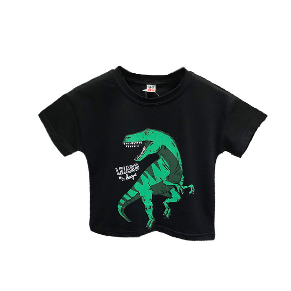 Dnevni ljetni set za dječake od dinosaur majice i kratkih hlačica