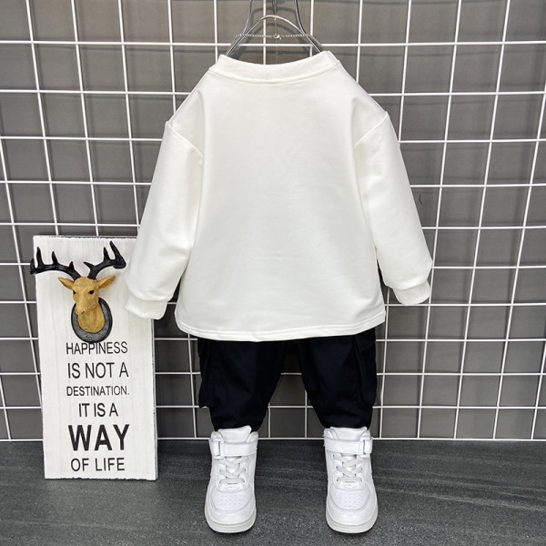 Dječji dnevni set iz dva dijela u plavoj i crnoj boji