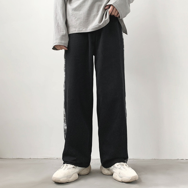 Ανδρικό μακρύ παντελόνι φαρδύ μοντέλο