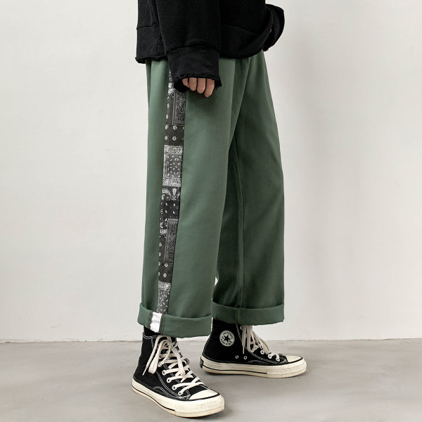 Ανδρικό μακρύ παντελόνι φαρδύ μοντέλο