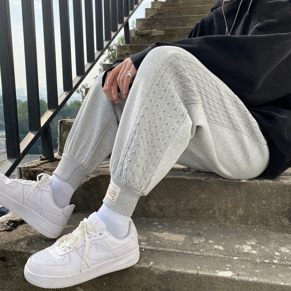 Muške casual hlače dugi obični model