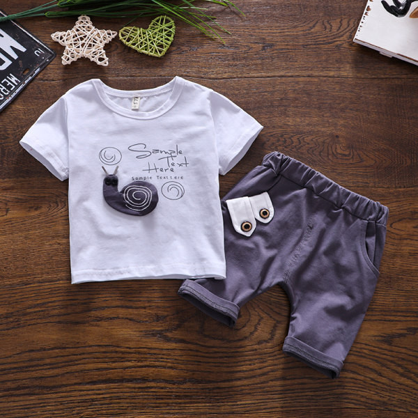 Καλοκαιρινό παιδικό σετ για αγόρια - μπλουζάκι και σορτς