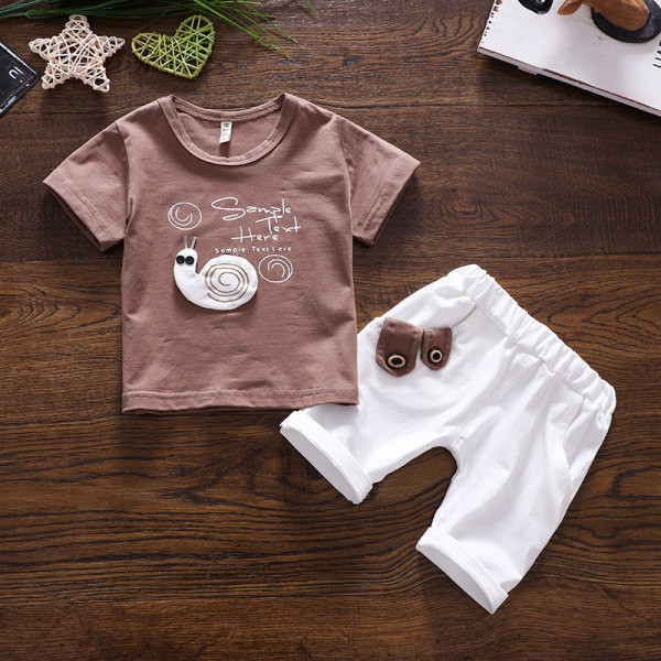 Καλοκαιρινό παιδικό σετ για αγόρια - μπλουζάκι και σορτς